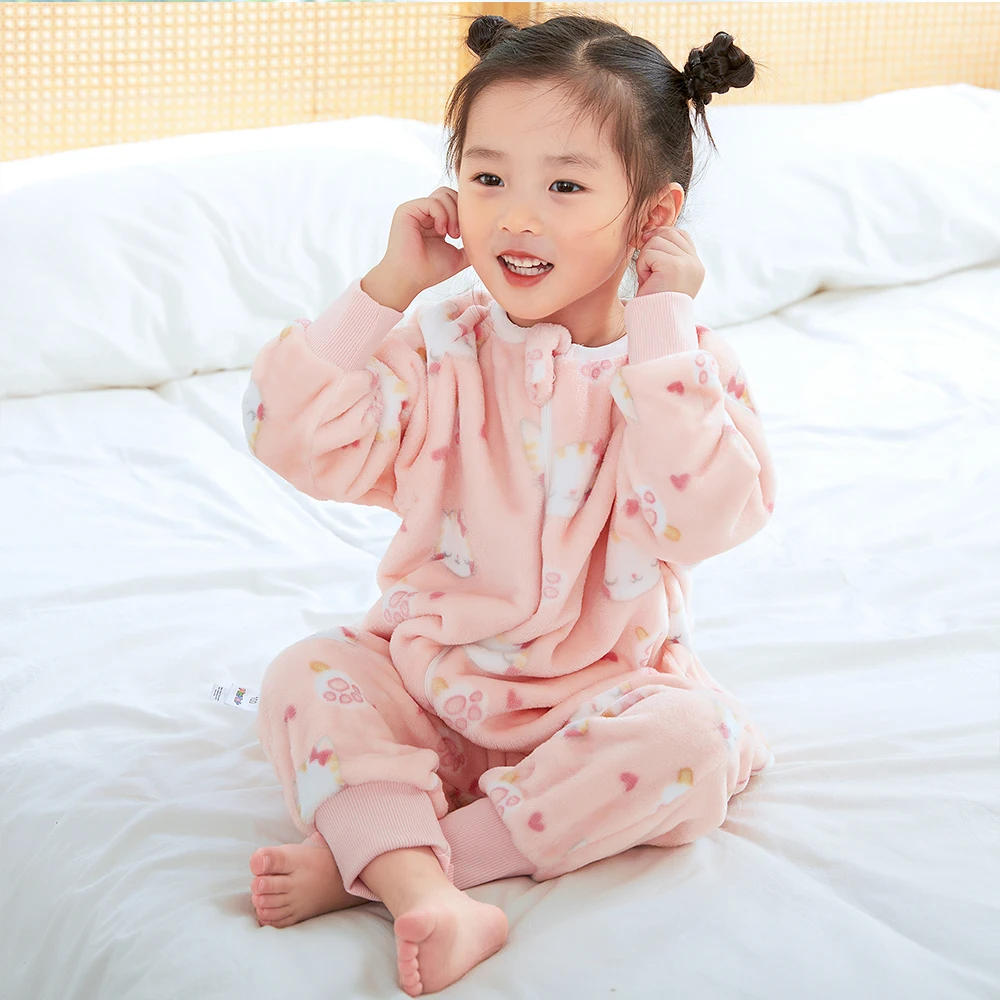 Boys Girls Sleeping Bag Kids Toddlers 0 to 1 2 3 4 5 6 Years Winter Onesie Children Pijamas Infantil Owl Halloween Pajamas