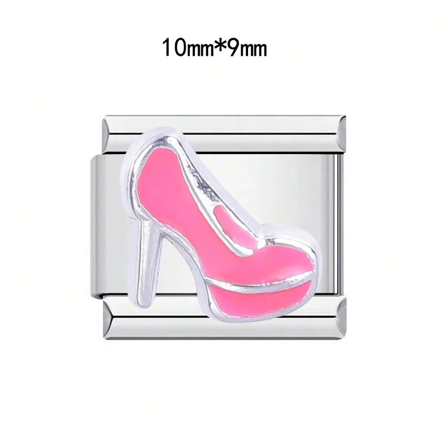1pc DIY Edelstahl italienischen Charm Links passen für 9mm Armbänder Frauen Männer Schmuck machen Accessoires Parfüm Lippenstift – Detail 20