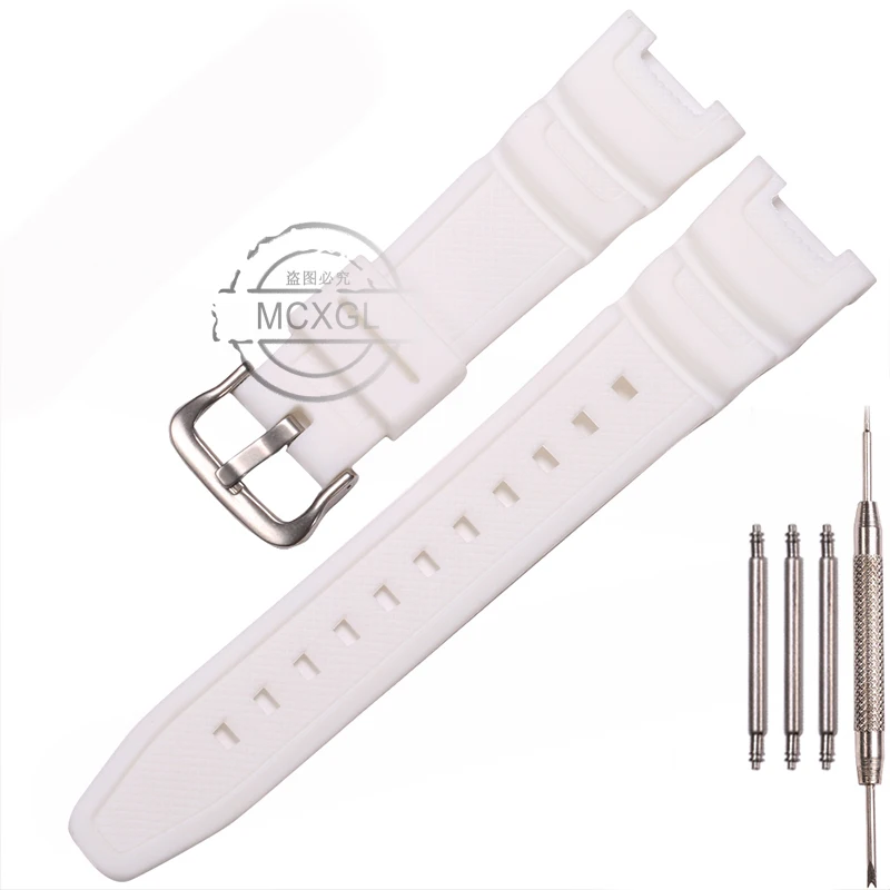 Waterproof Sport Resin Watchband with Pin Buckle