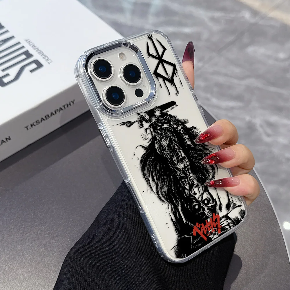 Berserk Anime Transparent Soft Phone Case - Hot Design Protective Cover
