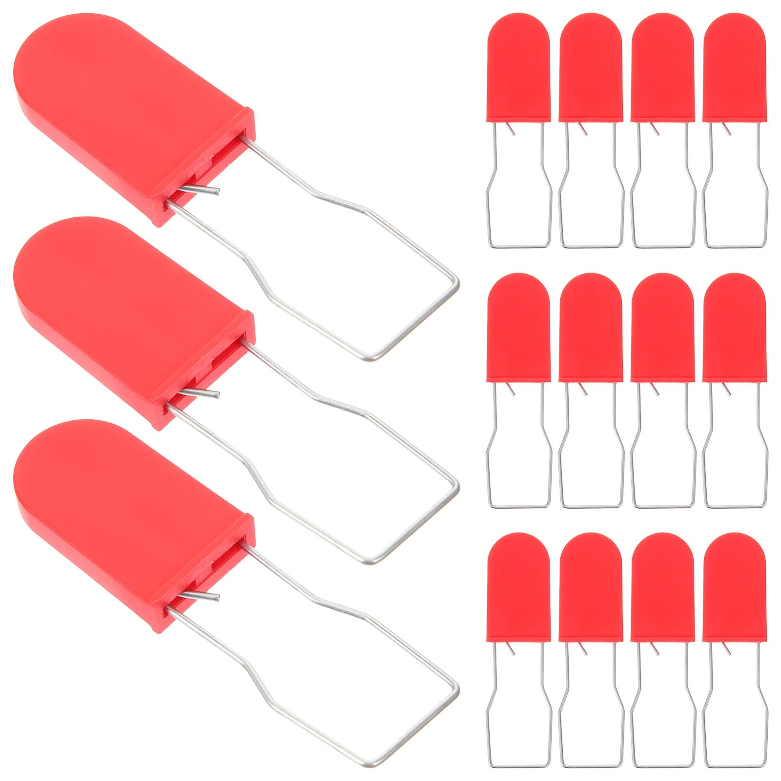 

50 Pcs Padlock Security Seal Small Wire Anti Tamper Padlocks Label Plastic Locking Supply Mini