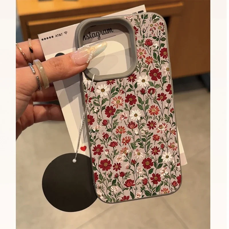 Daisy Pattern Trendy Protective Phone Case