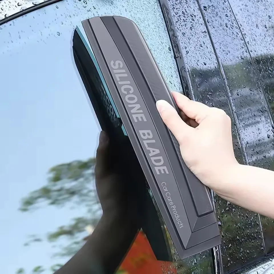Silicone Car Window Wiper Squeegee Tool for Water Drying