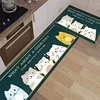 Kitchen Floor Mat Pvc Waterproof Carpet Cartoon Home Decoration Anti-Slip Leather Washable Long Rug Alfombra De Cocina 주방 카펫 3
