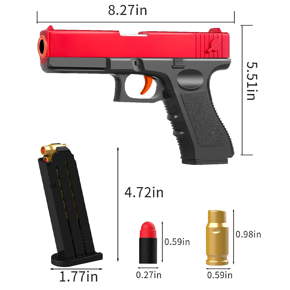 Cheap Safe Toy Guns For Kids Boys Gifts Toy Gun With Soft Bullets Foam Blaster Gun Dropship Shopify Tiktok 4