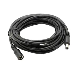 Security Camera Extension Cable Male To Female 2.1mm X 5.5mm DC 12V Camera Extension Cable Home And Business Security Camera