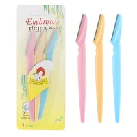 3pcs/set Eyebrow Razor Eyebrow Trimmer Women Face Razor Hair Remover Eye Brow Shaver Blades for Cosmetic Beauty Makeup Tools 1
