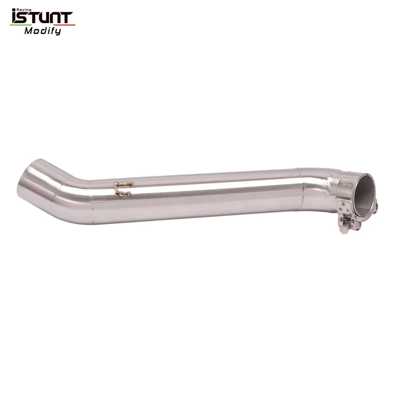Motorcycle Exhaust modify Middle Pipe Link Pipe 50.8MM Slip On For HONDA VFR1200 X VFR1200F VFR 1200 2009 - 2015 Section Muffler - Image 5