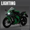 1/12 KAWASAKI Ninja ZX-10R Toy Motorcycle Diecast Metal Model Super Racing Sound & Light Collection Gift For Boy Children 3