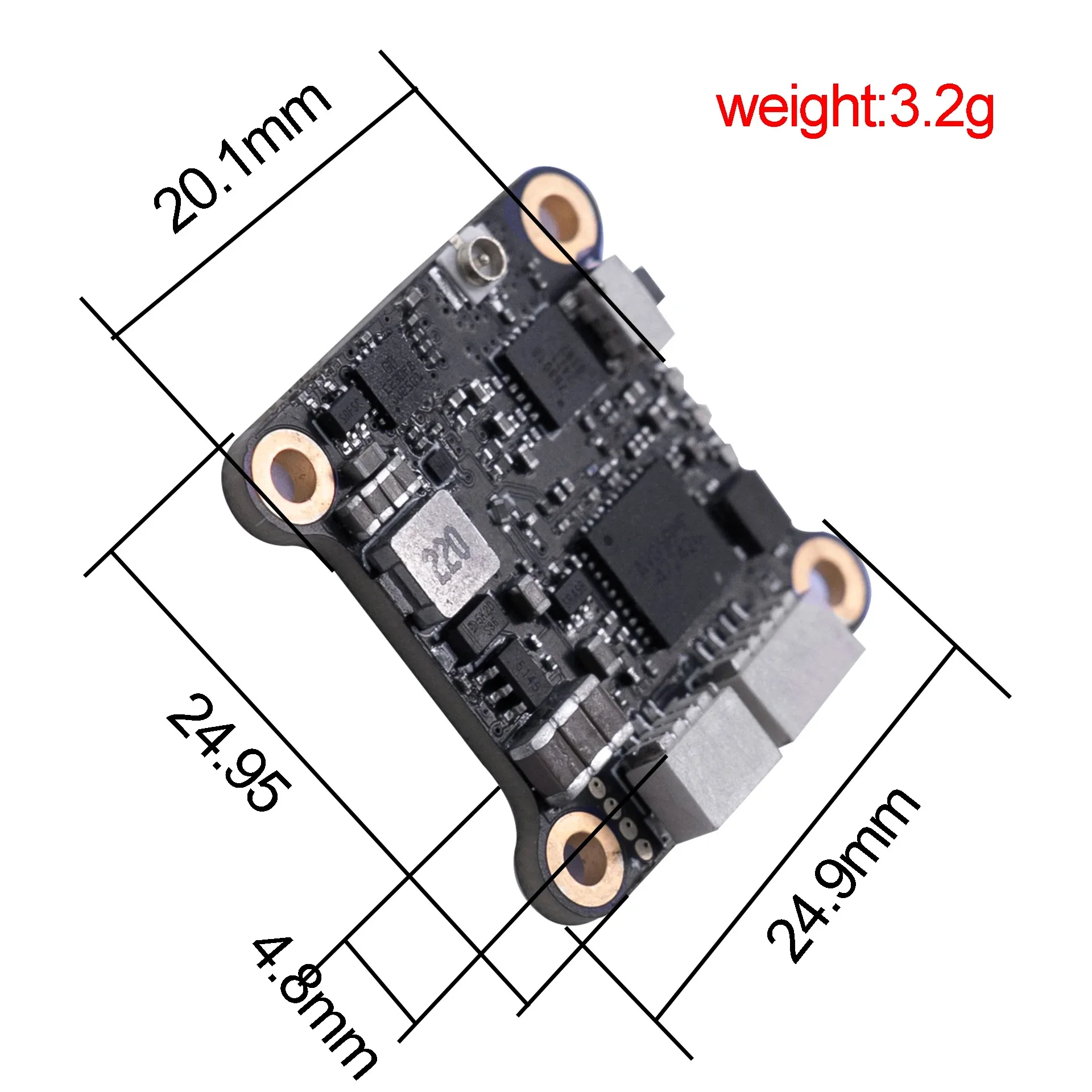 Émetteur Vidéo 5.8G 1W FPV pour Drone RC - HPXGRC VTX IRC Tramp