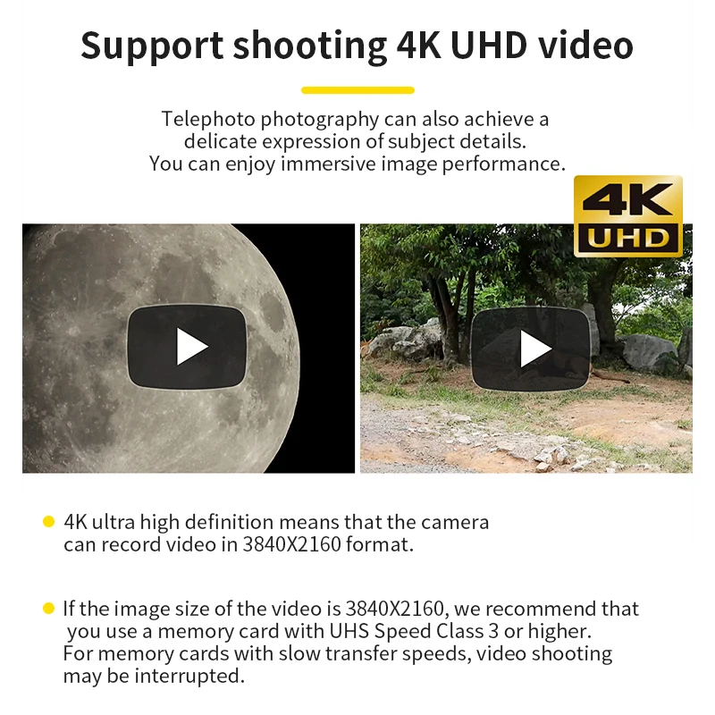 Nikon COOLPIX P1000 Digital Camera 125x Ultra Far Zoom 4K High