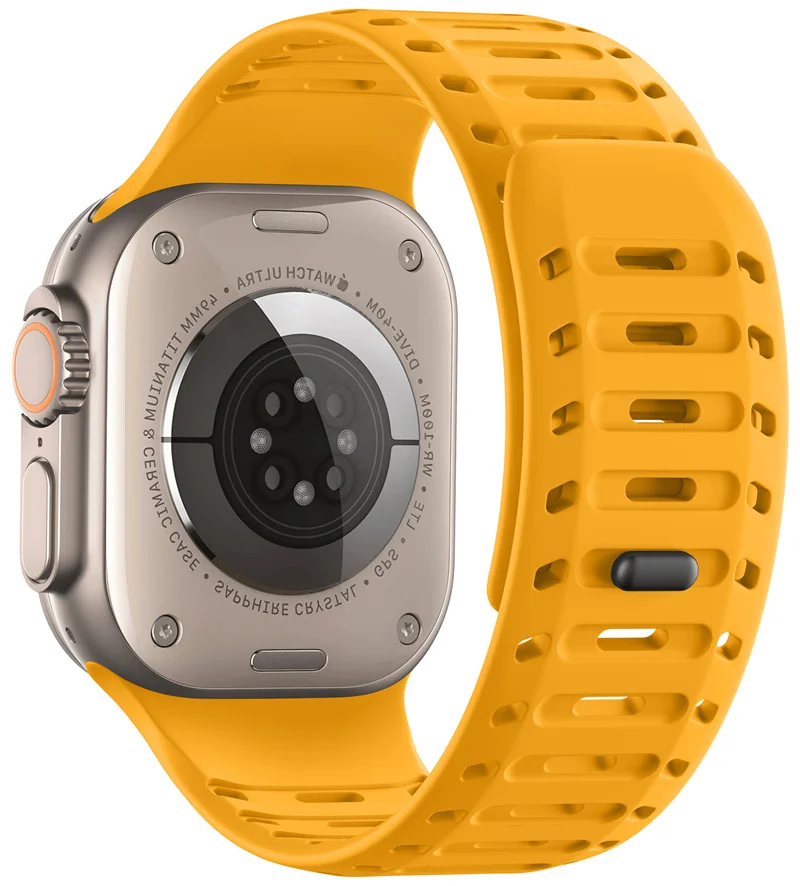 Magnetic Silicone Breathable Bracelet Strap