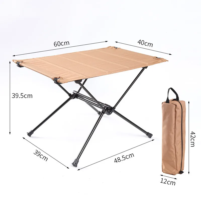 2022 New Ultra-light Folding Table Outdoor Camping Camping Car Portable Barbecue Picnic Small Table