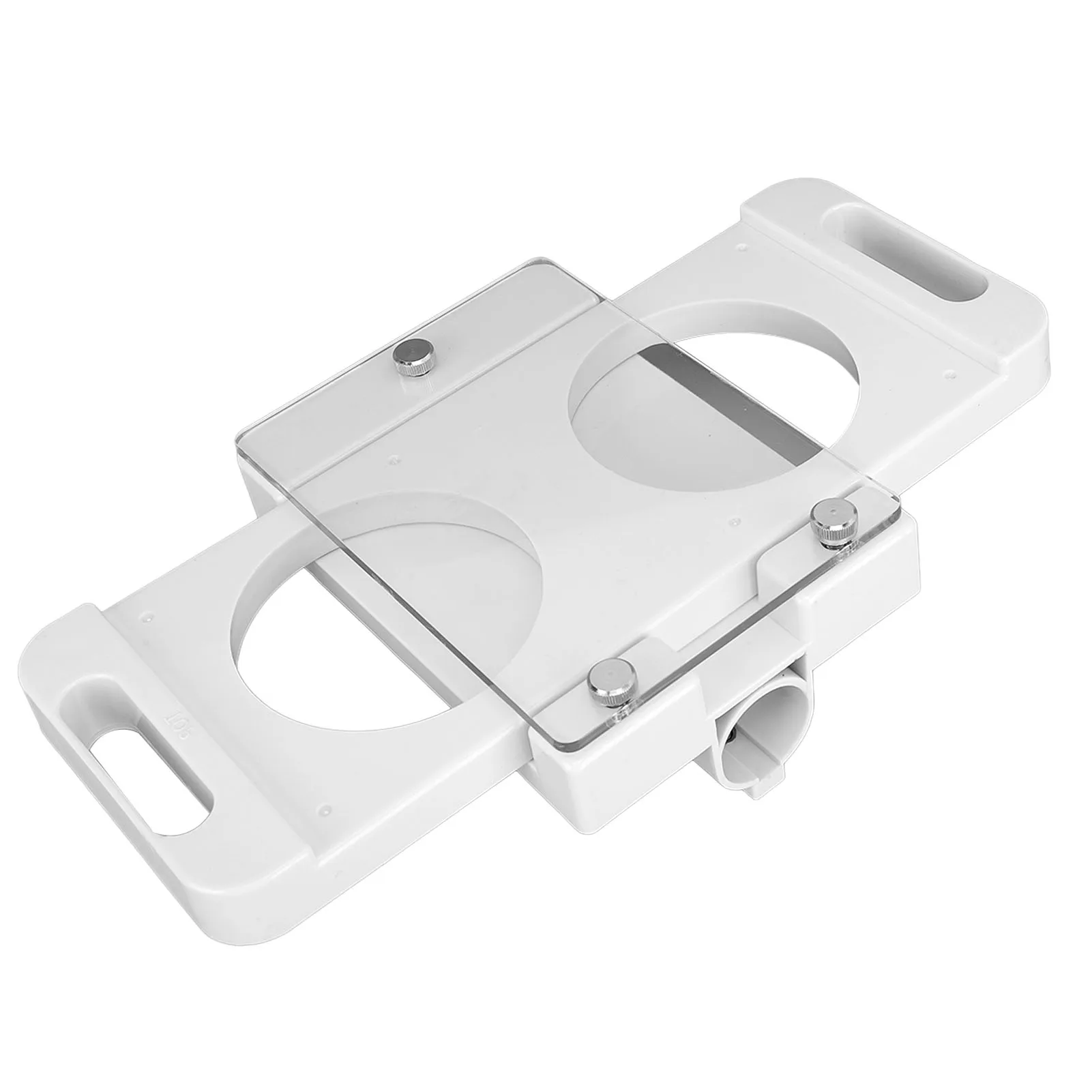 Hamburger Pressing Mould Maker Non Stick 2 Holes ABS Hamburger Press Patty Maker for Sausage Filler Meat Grinder