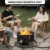 Portable Propane Fire Pit 24 Inch Smokeless Gas Fire Pit Bowl for Outside 60 000 BTU Outdoor Firepit with Grill Grate Lid for C 2