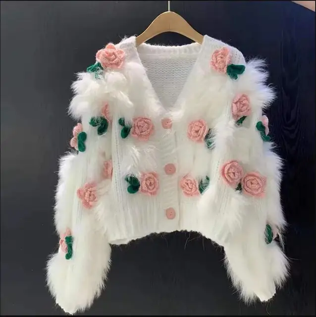 Spring Long Sleeve Women's Blouse Heart Printing Baggy White Polo Collar Streetwear Fashion Single Breasted Female TOPs Shirt