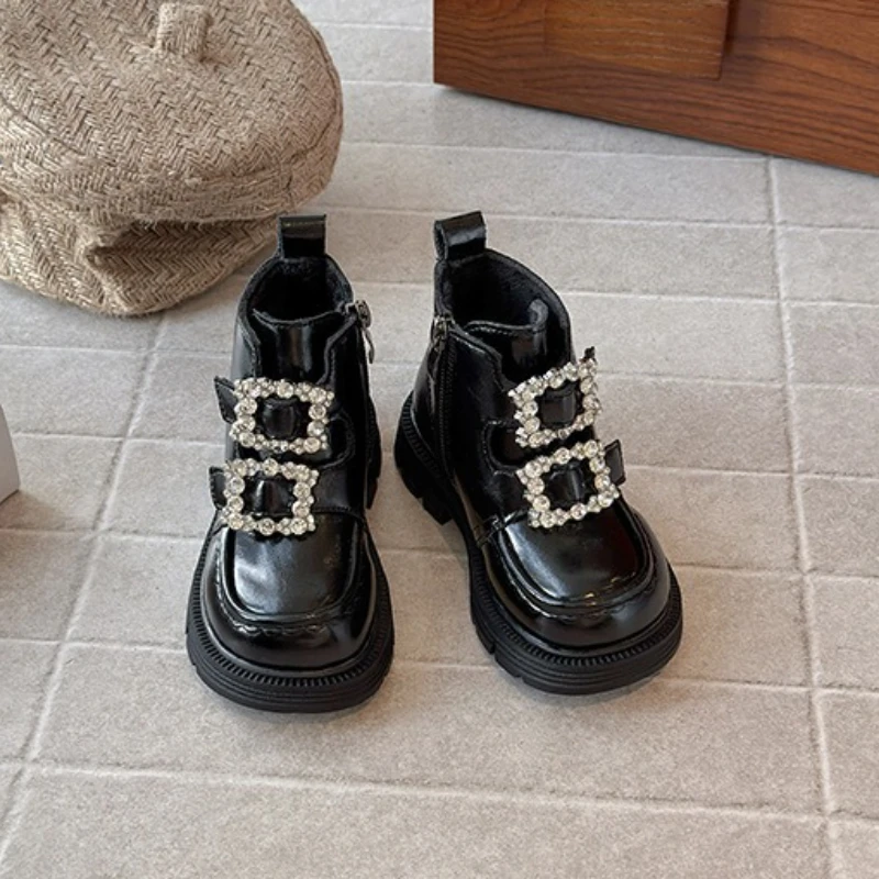 Girls Soft Bottom Anti Slip Boots Kids Fashion Shoes