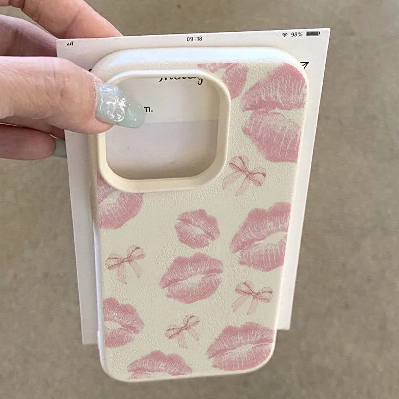Full Screen Lichee Leather Pattern Shockproof Phone Case