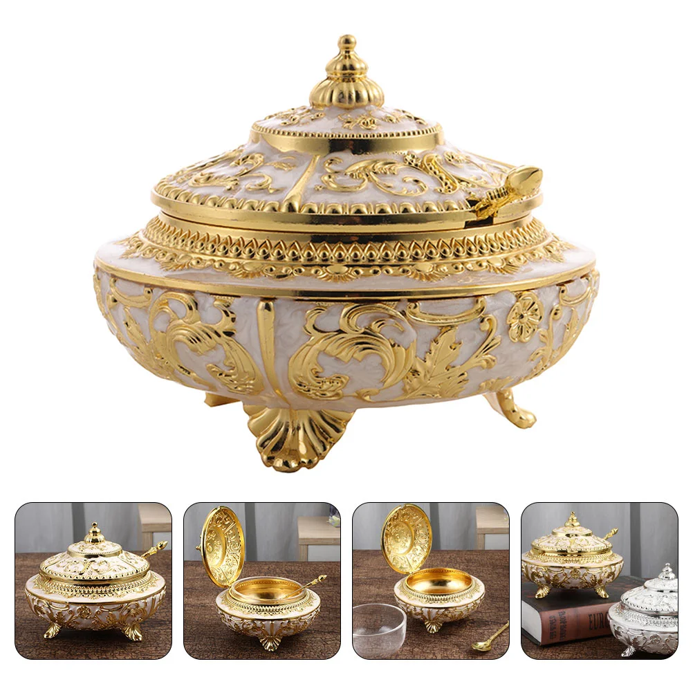 

Alloy European and American Style Seasoning Jar Salt Shaker Containers with Lids