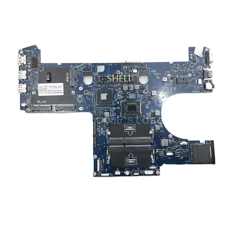 

For DELL E6220 Laptop Motherboard with I3-2330m 08XWC 008XWC CN-008XWC DDR3 Inspiron Intel Integrated