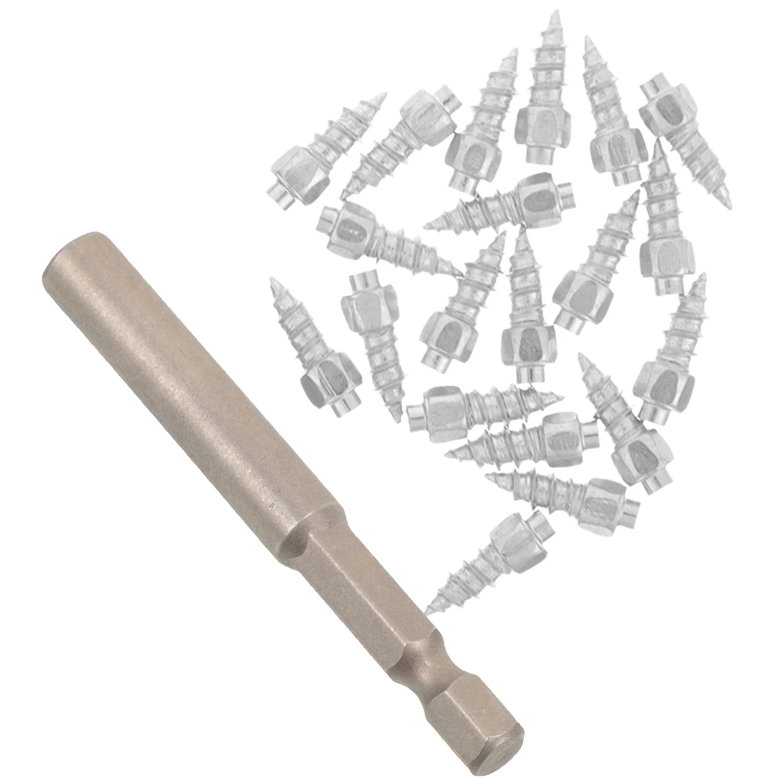 

20 Pcs Warning Cleat Cleats Wheel Tool Spikes for Cars with Steel