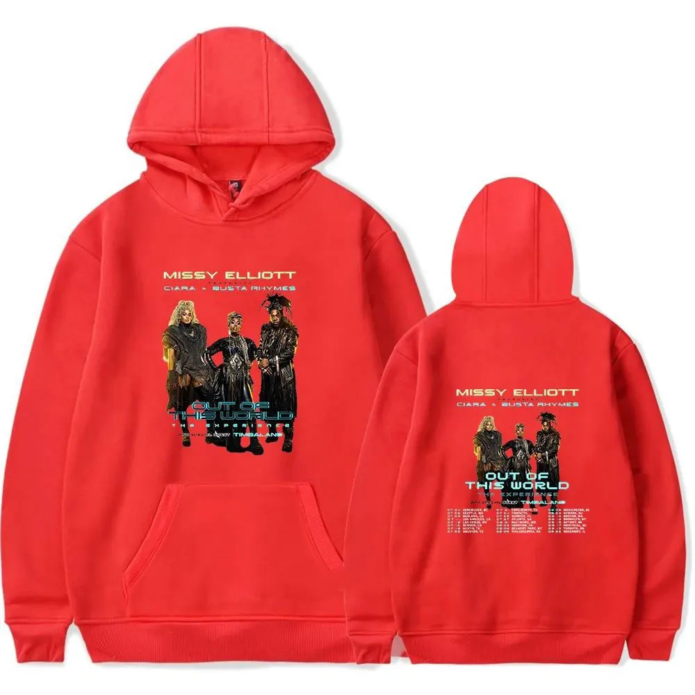 thumbnail image 1 of Sudadera con capucha de Missy Elliott Out of This World 2024 Tour para hombre y mujer, unisex, de manga larga, para invierno, ropa de calle con capucha, 1 of 5