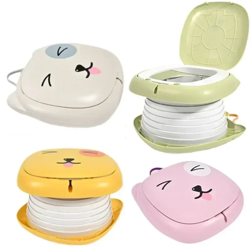 Children's Folding Toilet Baby Travel Toilet Portable Children's Potty Car Sealed Anti-odor Urinal 6