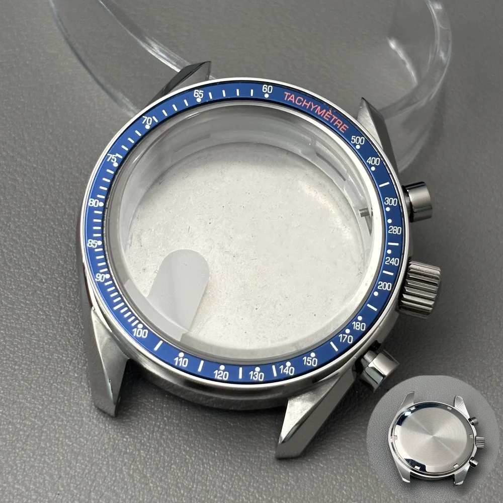 Moon Metal Chronograph Watch with Fashion Business Design and Sealed Back