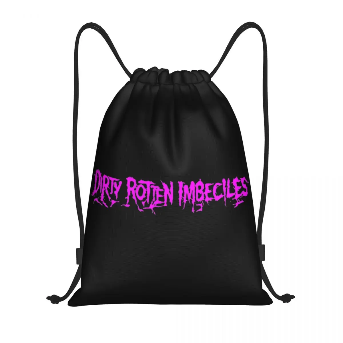 

DRI рок-группа музыка грязные неглиже шнурок рюкзак спортивный тренажерный зал рюкзак для йоги