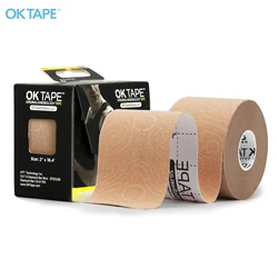 OK TAPE PRO Kinesiology Tape, Free Cut Breathable Waterproof Elastic Athletic Bandage Latex Free Fitness Gym Pain Relief 5CMx5M