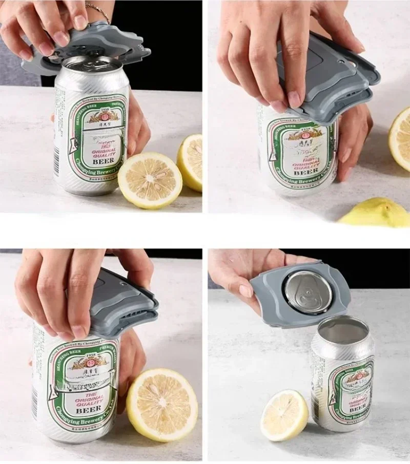 1pcs Multifunctional Portable Beer Can Opener Can Cap Cut Coke Bottle Quick Opener Party Bar Potluck