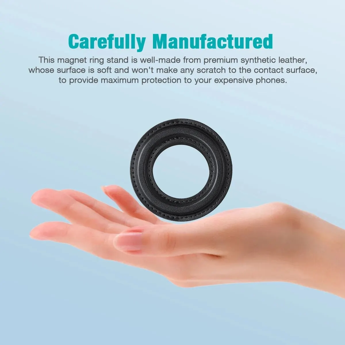 Universal Magnetic Ring Holder and Wall Mount, Car Phone Stand and Sticker Stand