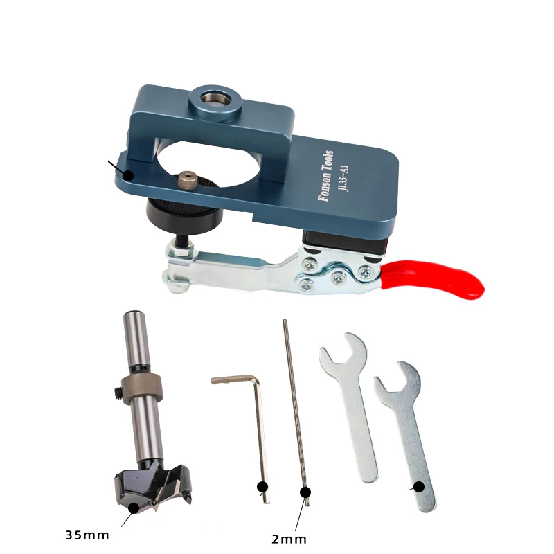 Gabarit de perçage de charnière 35mm, Guide de perçage de trous pour le travail