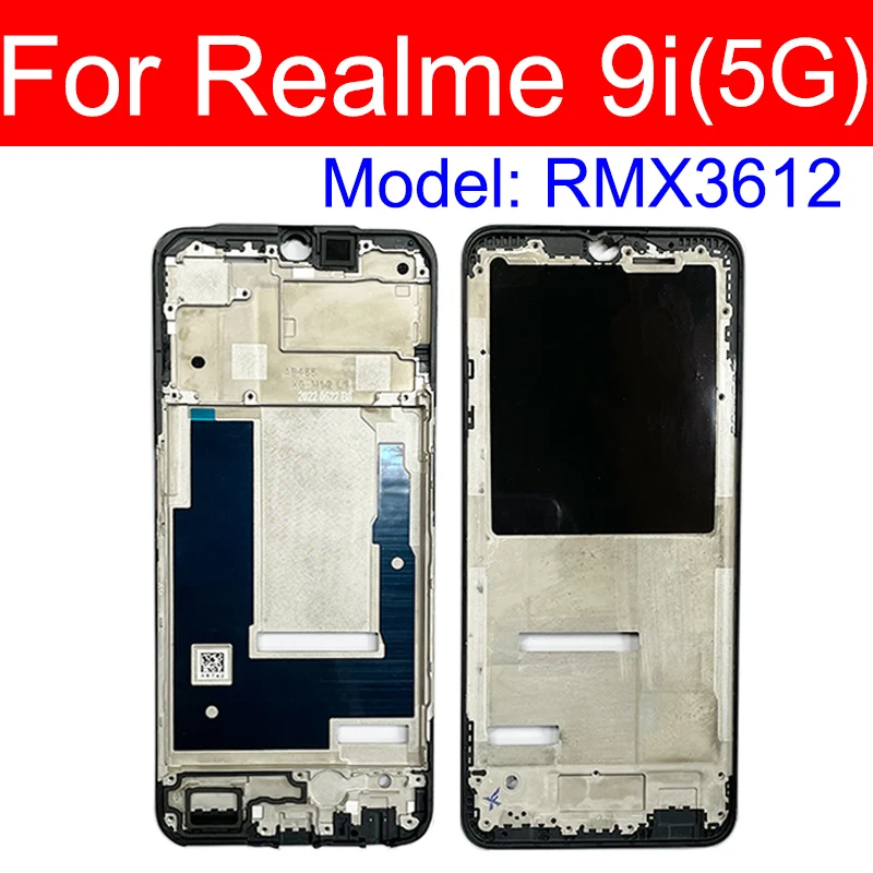 전면 LCD 프레임 하우징, Realme 9 Pro 9 Pro Plus 9i 9 4G 5G LCD 스크린, 전면 프레임 베젤 커버, 중간 케이스 교체