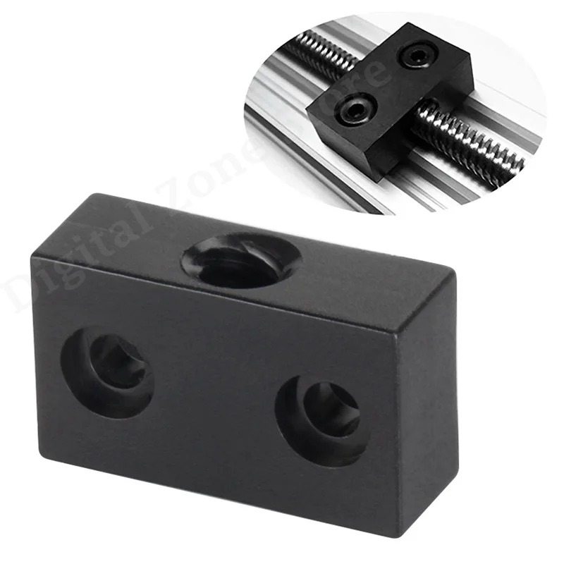 

T8 Lead Screw Nut Seat Lead 8mm / 2mm Pitch 2mm Screw Nut Bracket for 3D Printer Ender 3 CR10 CR10S