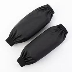 Waterproof Oilproof Minimalist Cleaning Arm Sleeves (Black)