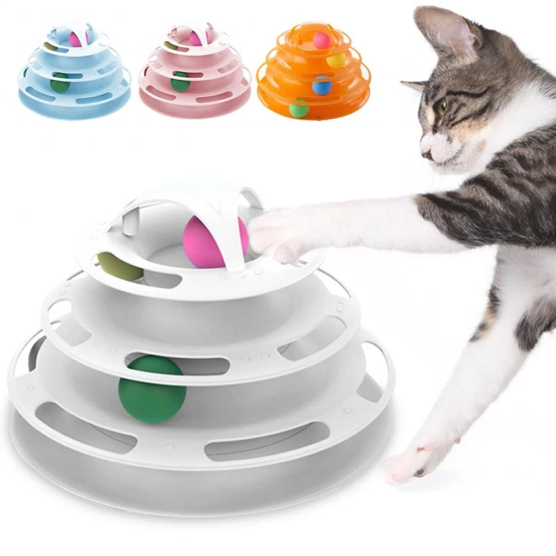 concept einde Kilauea Mountain Vier Layer Kat Bal Speelgoed Kat Interactief Spel Kitten Draaitafel  Grappige Kat Speelgoed Huisdier Intelligentie Training Kat Bal Spelen  speelgoed| | - AliExpress