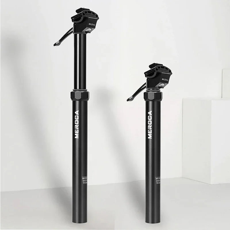 Description Picture 6 of itemMEROCA  Bicycle 30.9 / 31.6mm Manual hydraulic lifting Seatpost  Stroke 100/125mm Mountain Bike Seatpost length 380/445mm