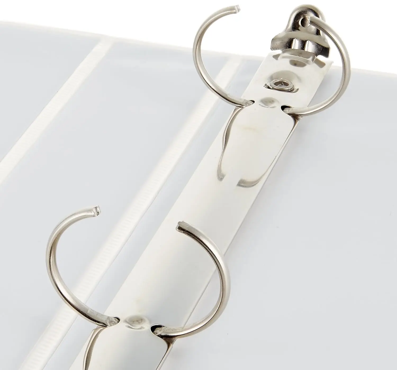 Amazon Basics 3-Ring Binder, 1-Inch - White 1 Pack