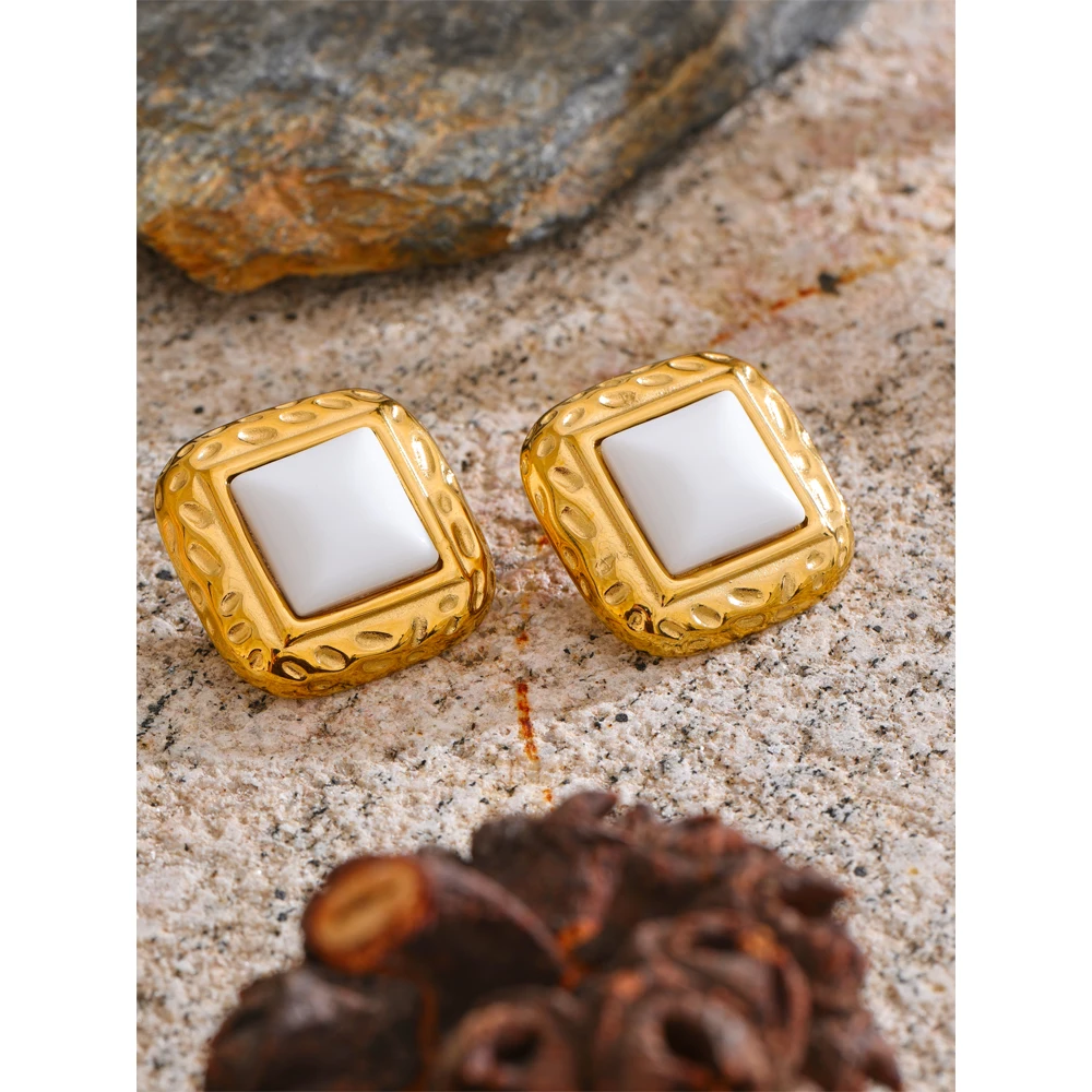 Yhpup Stud Earrings Waterproof
