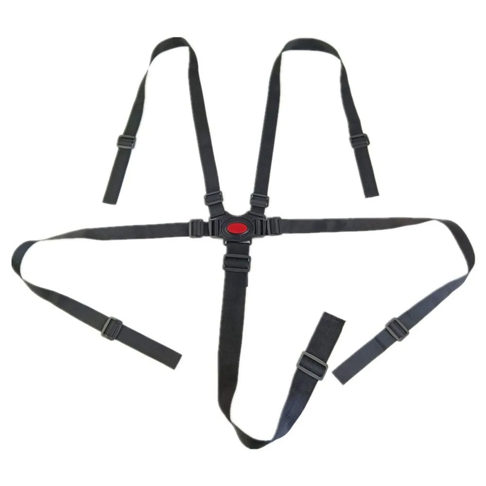 Nylon Baby Stroller 5 Point Harness Seat Belt