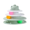 4 Levels Cat Toy Tower Turntable Roller Balls Toys Interactive Intelligence Training Track Puzzle Funny Games Accessories 3