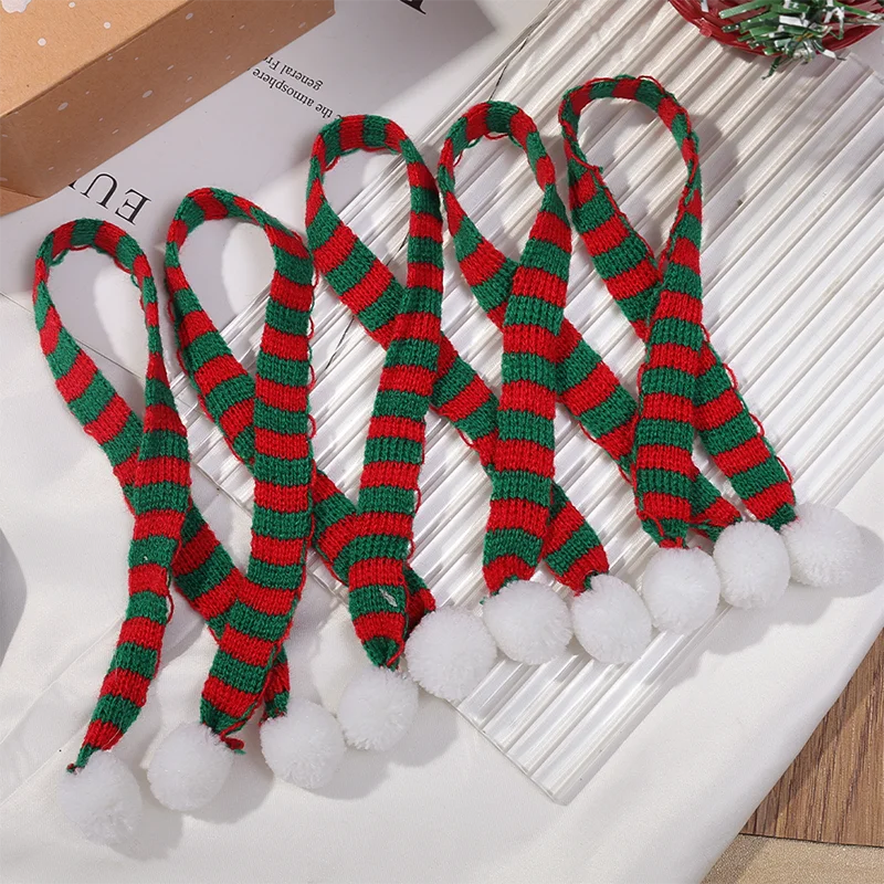 Set 30 Mini Cappelli E Sciarpe Natalizi A Maglia - Ornamenti Per Albero, Decorazioni Fai Da Te, 3 Stili