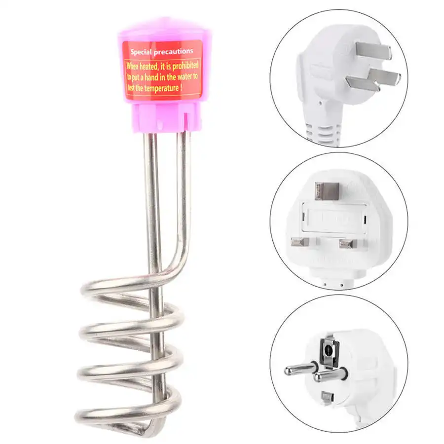 US Plug 110V Household 1500W Immersion Electric Water Heater Heating Rod Immersion Water Boiler 5