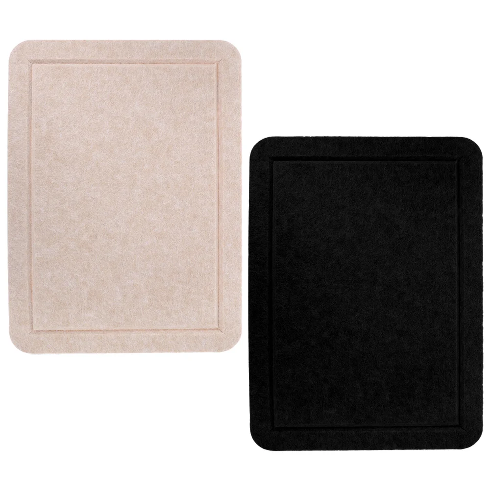 

2Pcs Bulletin Board Classroom Pin Board Memo Display Felt Board Pushpin Memo Board