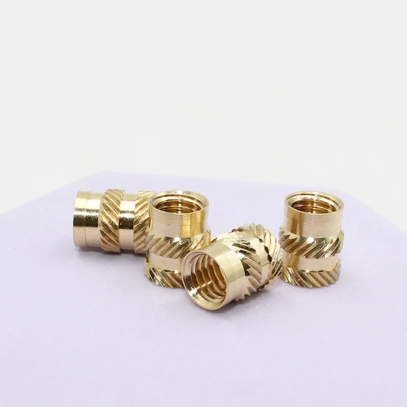 Hot Melt Brass Heat Insert Nut Iron Tip M2 M2.5 M3 M4 M5 M6 Embedded Heating Knurled Brass Inserts Nuts 3D Printer Case Notebook