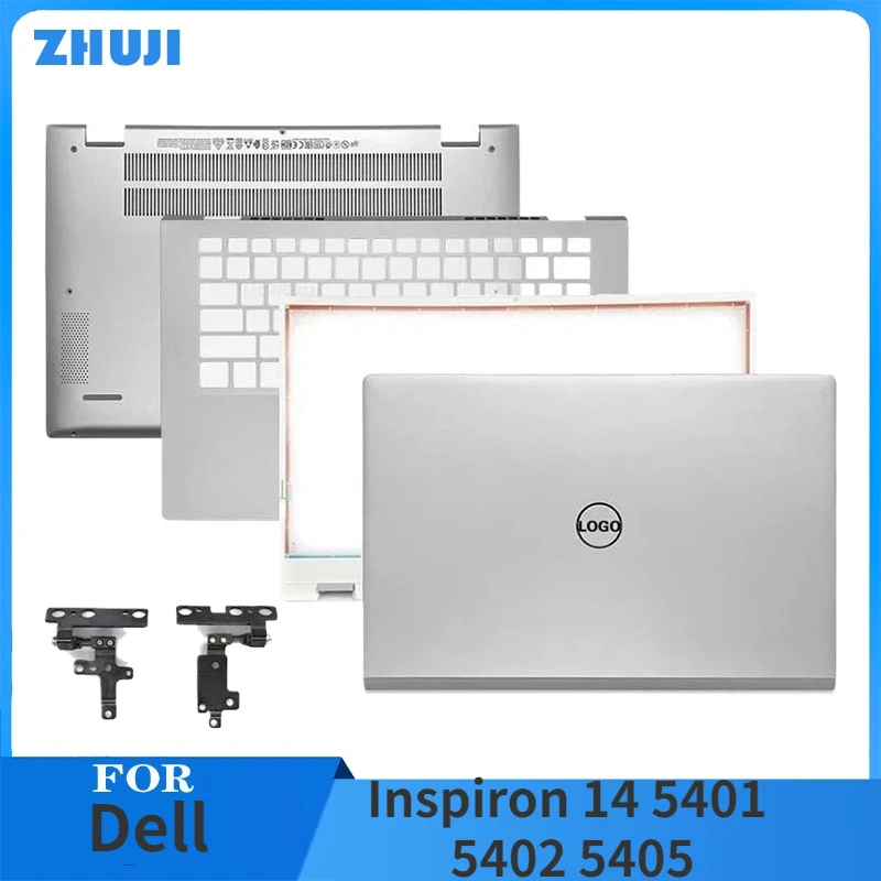 Новинка, оригинальная задняя крышка для ноутбука Dell Inspiron 14 5401 5402 5405/Передняя панель/Упор для рук, верхняя Нижняя детская петля