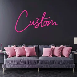 Personalized Neon Sign with Crown - USB Powered Wall Decor - 10inch 4letter max (Hot pink)