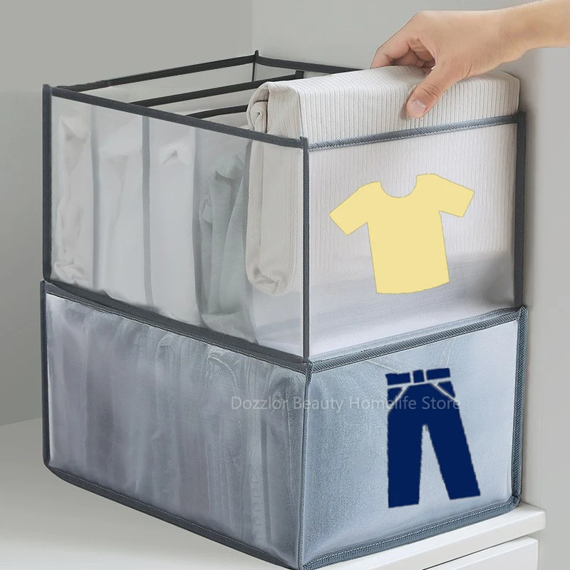 Clothes Organizer Storage Box Underwear Storage Organizer Jeans Clothing Organization Storage Box For Underwear Socks Pants