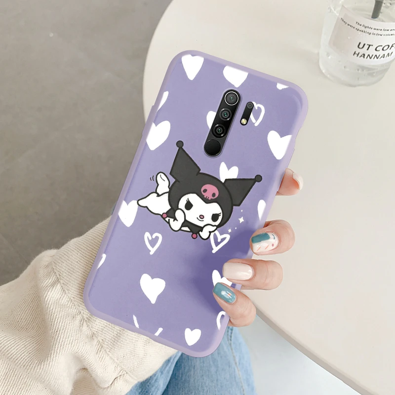 thumbnail image 1 of Cartoon Phone Case For Xiaomi Redmi 9 Prime Girls Cute Anti-drop Cinnamoroll Kuromi Hello Kitty Silicone Shockproof Back Cover, 1 of 5